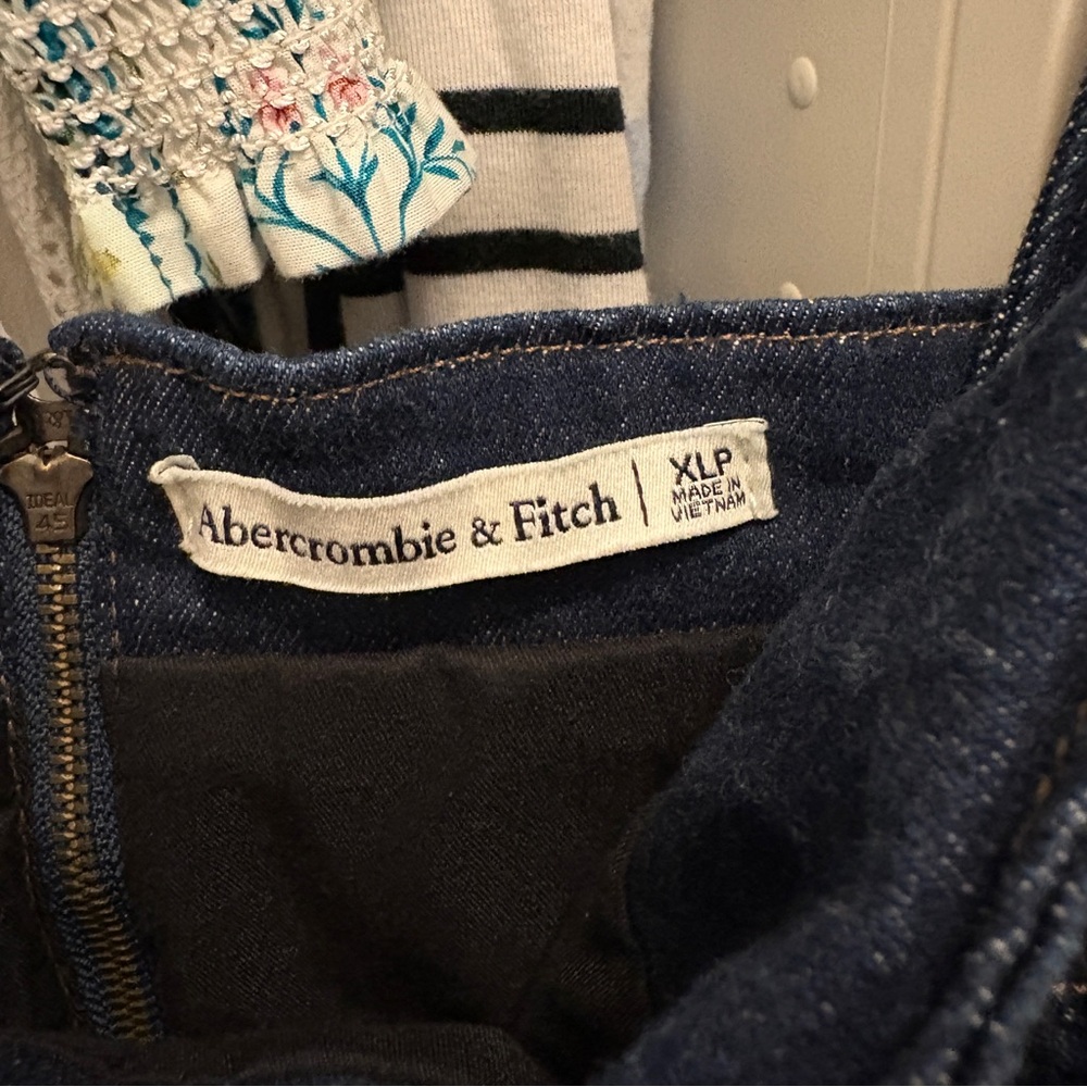 Abercrombie & Fitch Dark Blue Denim Tank Dress - Picture 2 of 2
